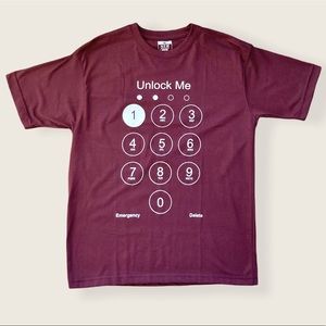 ‘Unlock Me’ Keyboard Print Tee